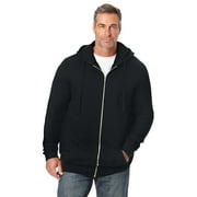 Men's Big & Tall Fleece Zip-front Hoodie Jacket