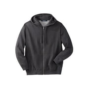 KINGSIZE Men's Big & Tall Fleece Zip-front Hoodie Jacket