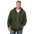 thumbnail image 1 of Kingsize Men's Big & Tall Fleece Zip-front Hoodie Jacket, 1 of 6
