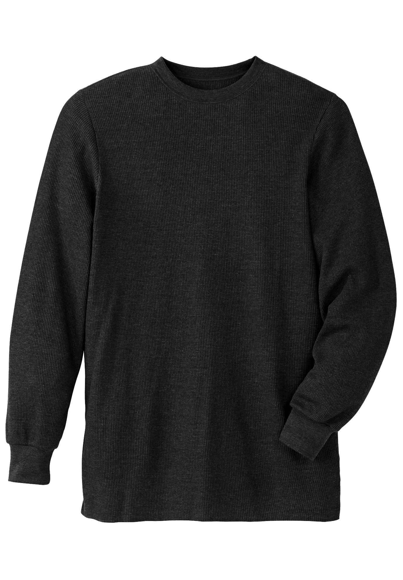 Kingsize Men's Big & Tall Heavyweight Thermal Underwear Crewneck Tee Long Underwear Top
