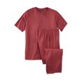 thumbnail image 1 of Kingsize Men's Big & Tall Jersey Knit Plaid Pajama Set Pajamas, 1 of 2
