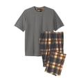 thumbnail image 1 of Kingsize Men's Big & Tall Jersey Knit Plaid Pajama Set Pajamas, 1 of 3