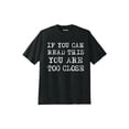 thumbnail image 1 of Kingsize Men's Big & Tall Kingsize Slogan Graphic T-Shirt, 1 of 3
