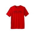 thumbnail image 1 of Kingsize Men's Big & Tall Kingsize Slogan Graphic T-Shirt, 1 of 3
