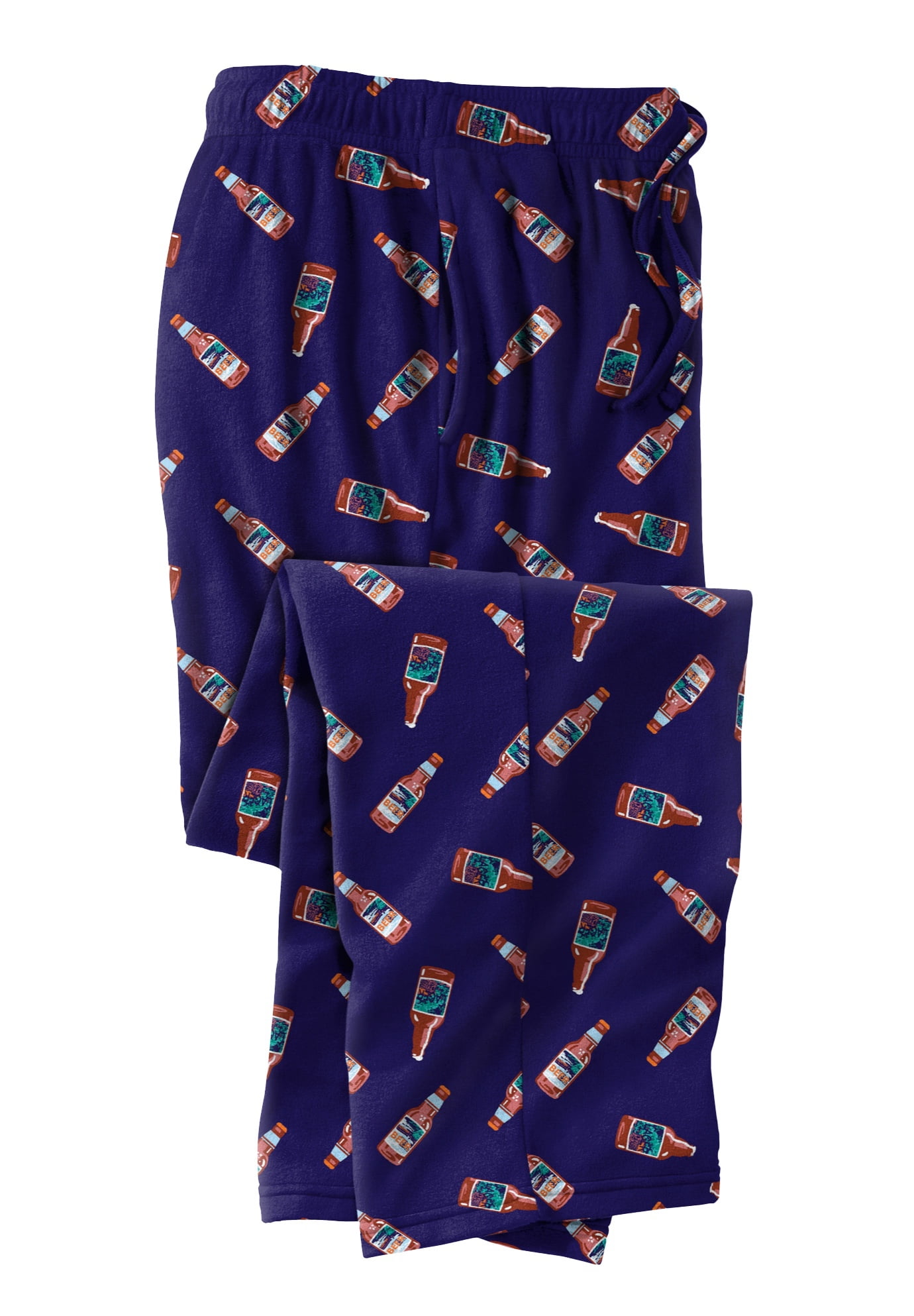 Kingsize Men's Big & Tall Lightweight Cotton Jersey Pajama Pants