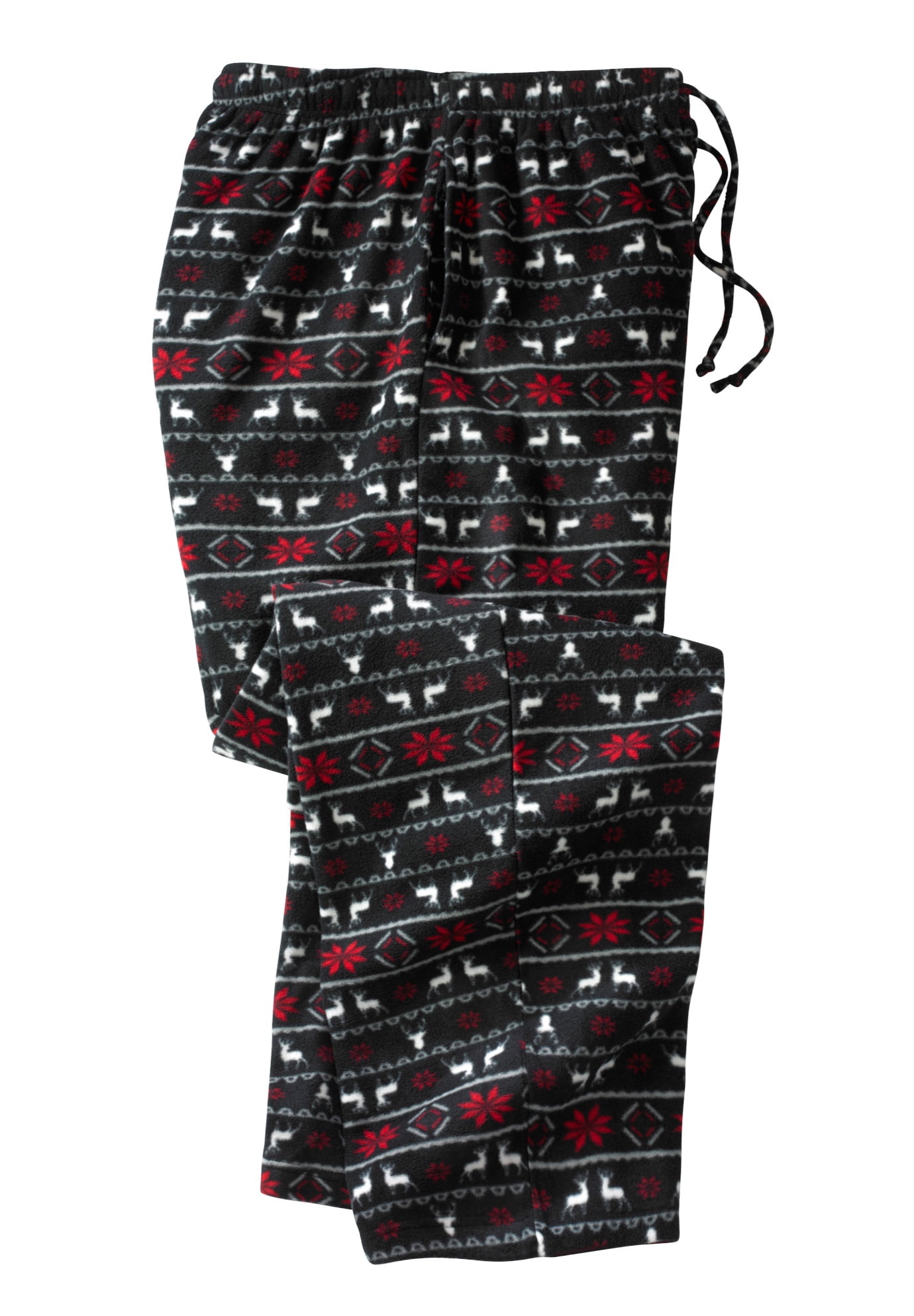 Kingsize Men's Big & Tall Microfleece Pajama Pants Pajama Bottoms