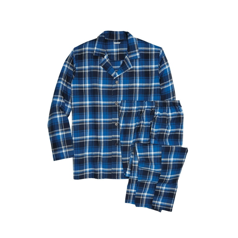 Big men's online flannel pajamas