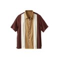 thumbnail image 1 of Kingsize Men's Big & Tall Short-Sleeve Colorblock Rayon Shirt, 1 of 4