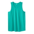 thumbnail image 1 of Kingsize Men's Big & Tall Shrink-Less™ Lightweight Longer-Length Tank Shirt, 1 of 4