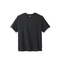 Kingsize Men's Big & Tall Shrink-Less™ Lightweight Pocket Crewneck T-Shirt