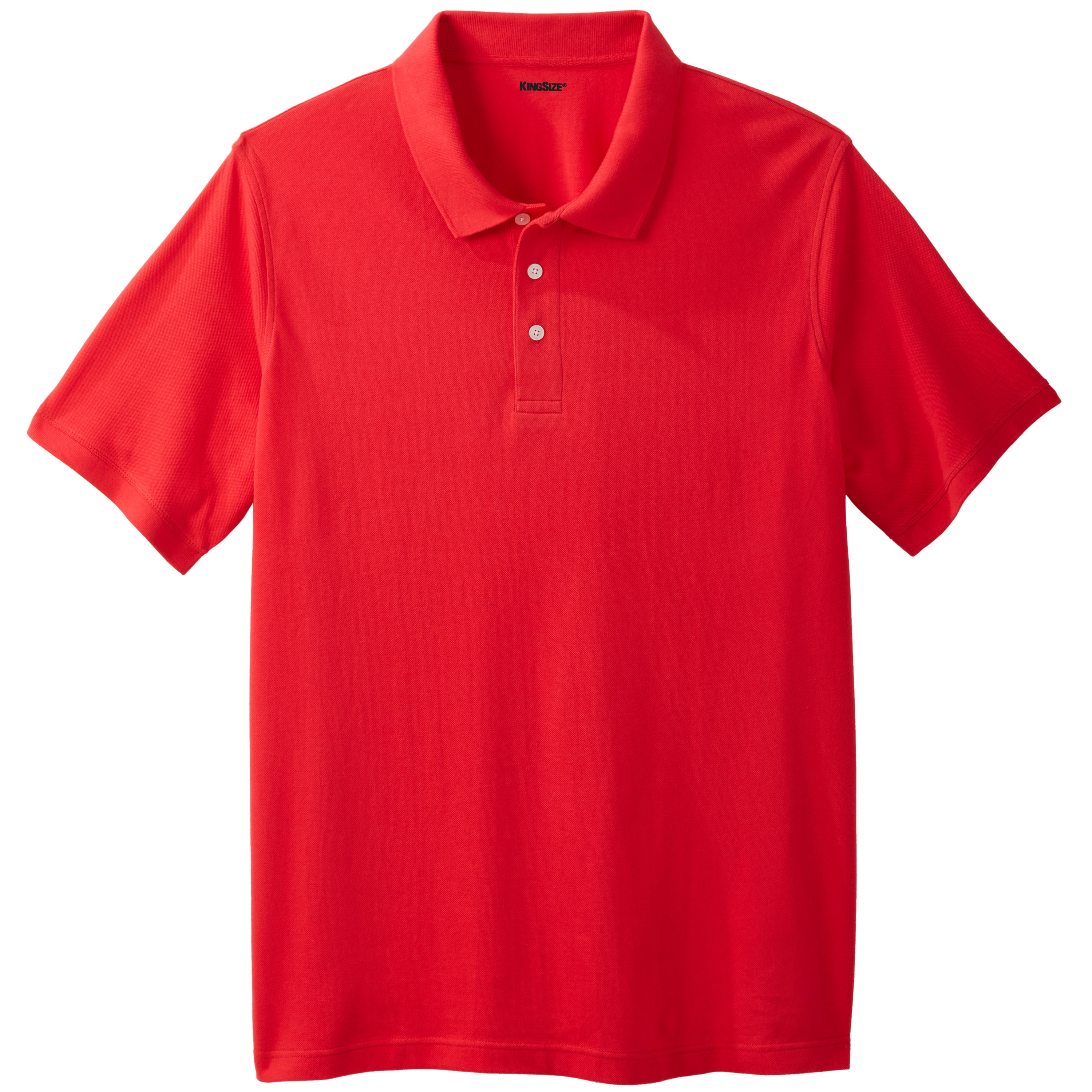 Kingsize Men's Big & Tall ShrinkLess™ Piqué Polo Shirt