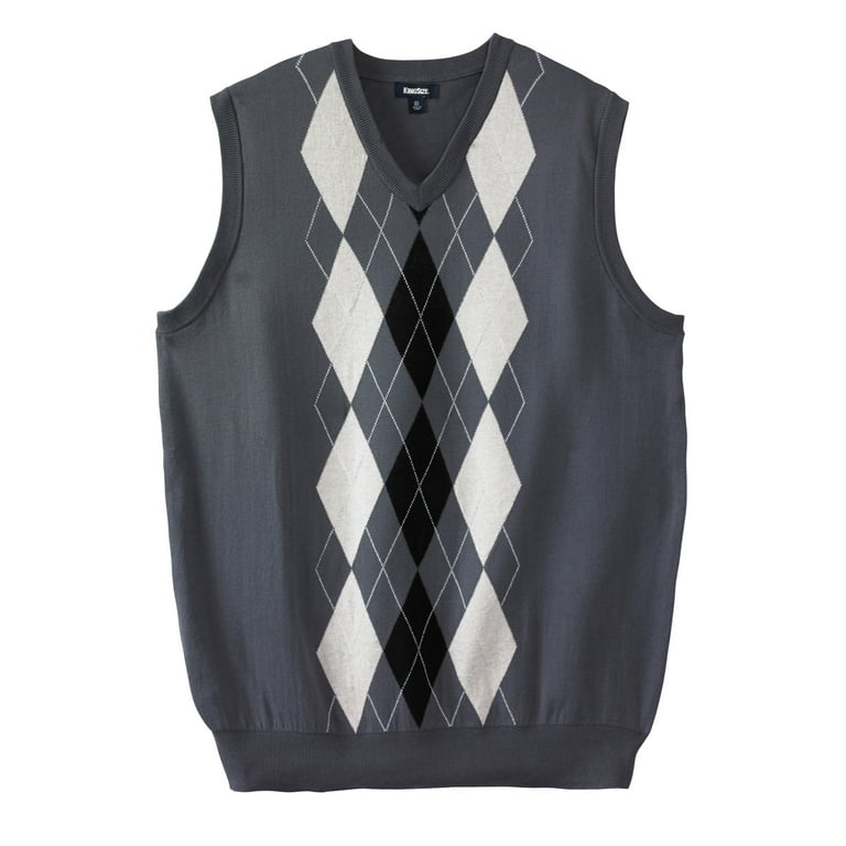 V neck argyle clearance sweater