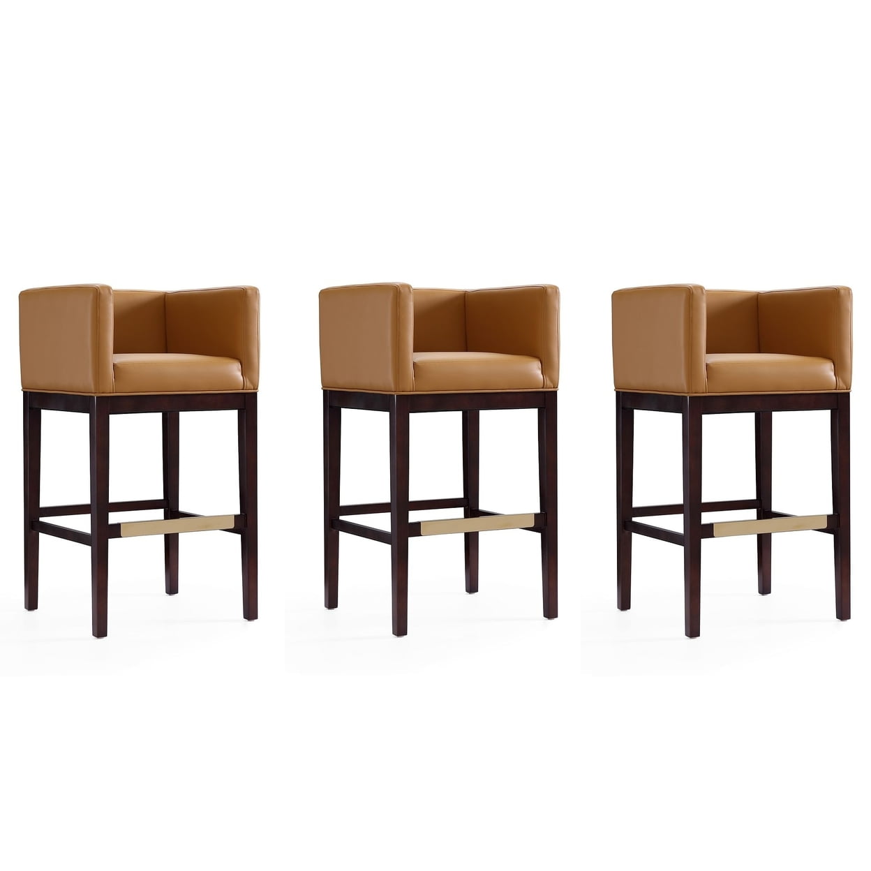 Kingsley 38 in. Beech Wood Barstool (Set of 3)