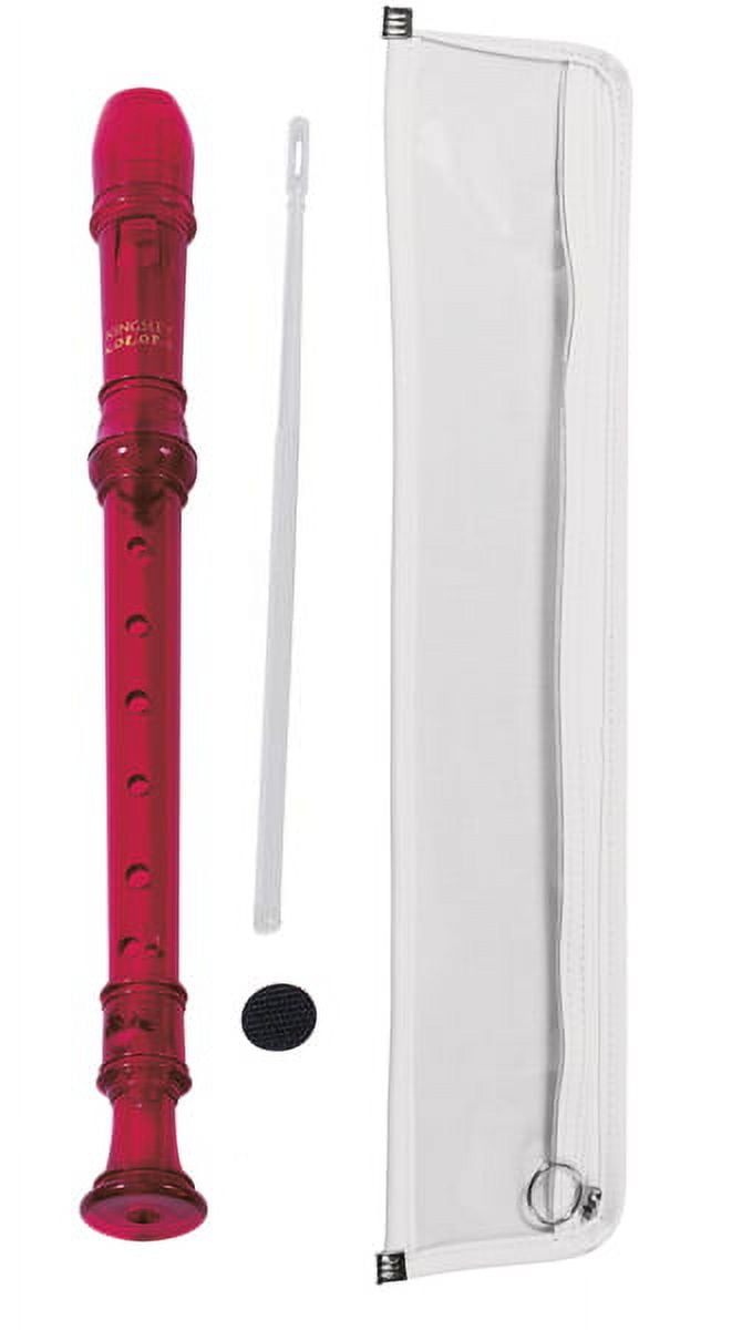 Kingsley Kolor Baroque Soprano Recorder - Red - Set Of 10 - Walmart.com
