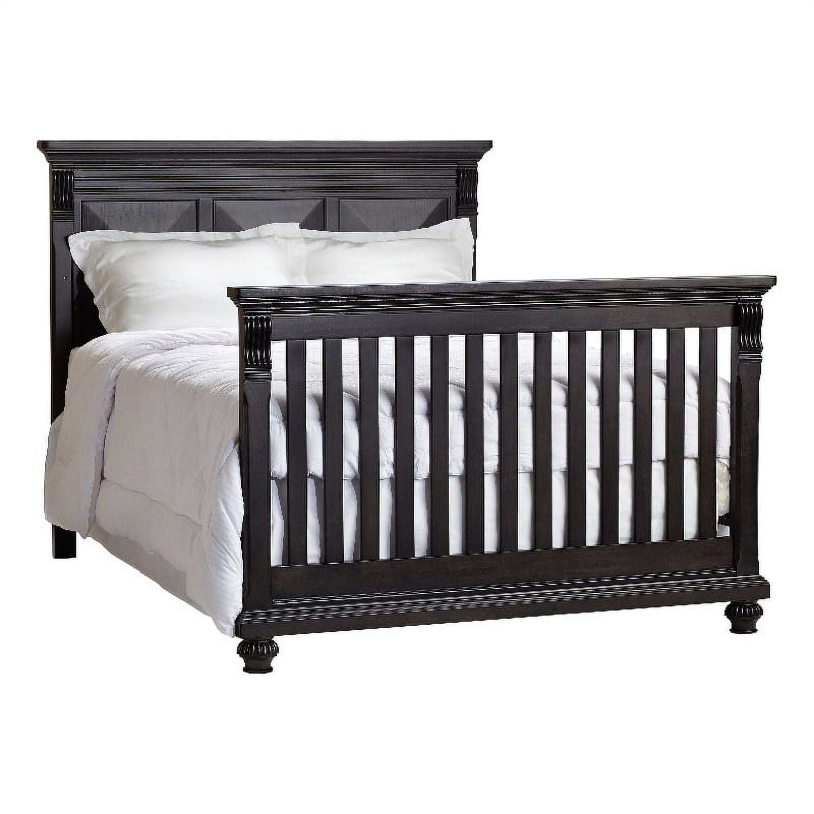 Kingsley Sedona Traditional Wood Full Bed Conversion Kit in Bittersweet