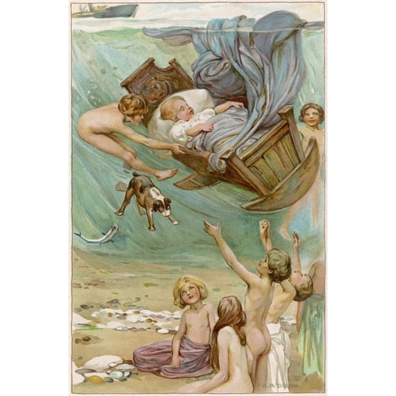 Kingsleywater Babies Poster Print By Mary Evans Picture Library (18 X 24)
