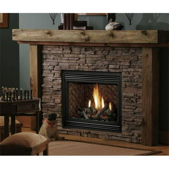 Kingsman HBZDV3624NE IPI Valve Natural Gas Fireplace, 24000 BTU for 36 x 24 in. Fireplaces