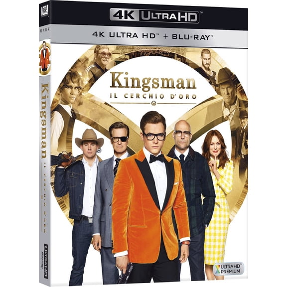 Kingsman - Il Cerchio D'oro (4k+Br) (4K Ultra HD) Egerton Holcroft Alexander Strong Alstrommas