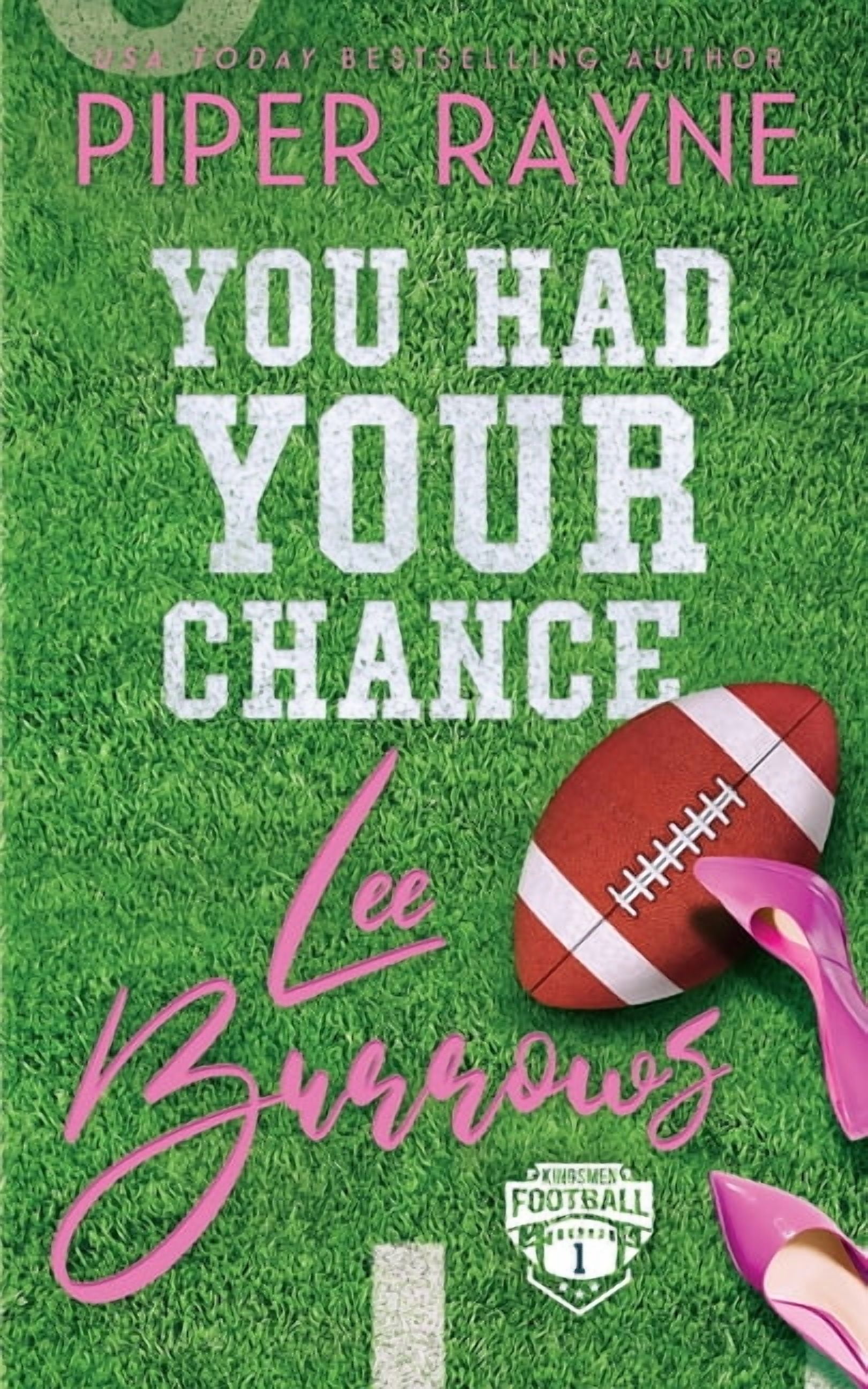 Kingsmen Football Stars You Had Your Chance, Lee Burrows, Book 1 ...