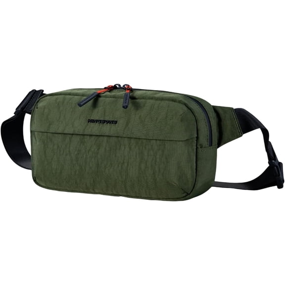 Kingsons EDC Tech Sling Bag for Men/Women Waterproof Compact Crossbody Bag Chest Shoulder Backpack,Green