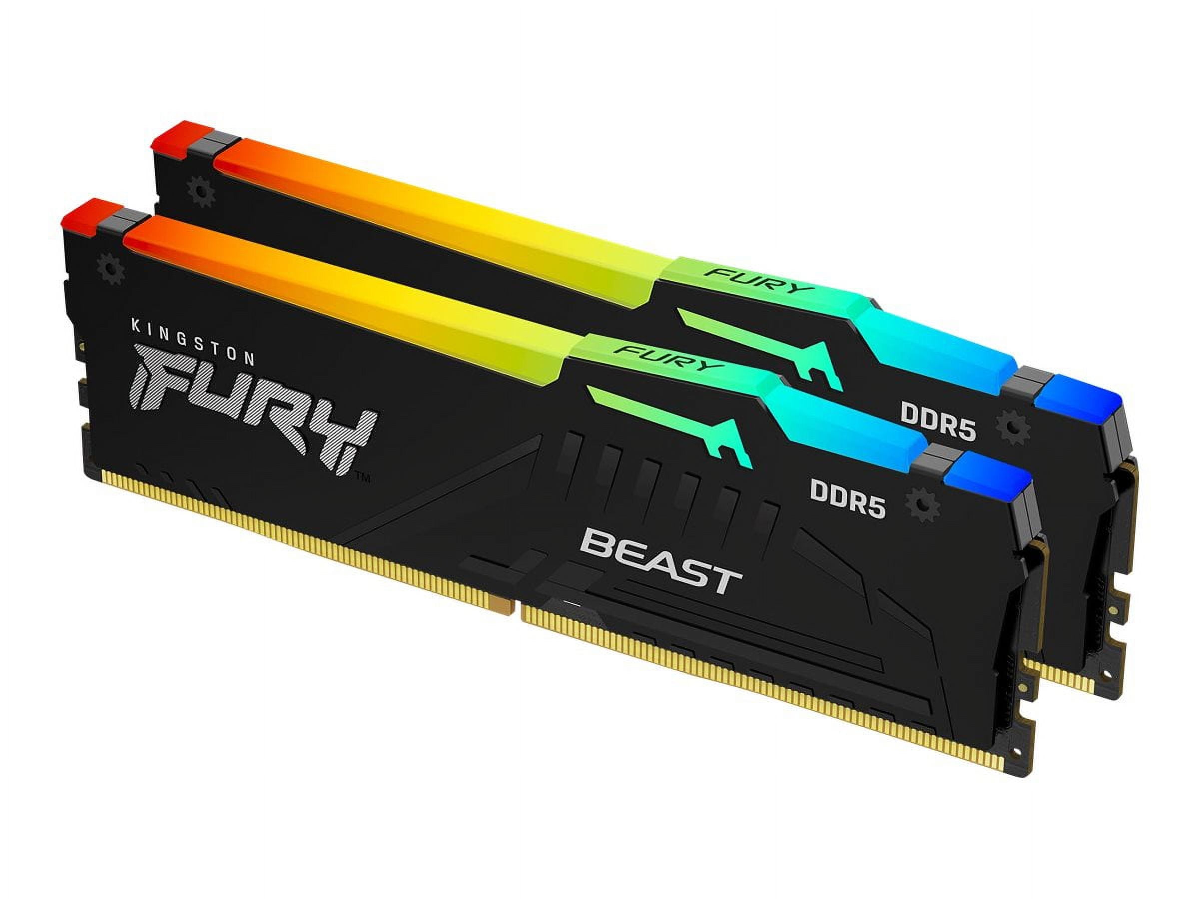 Kingston FURY BEAST DDR5 16GB 2枚セット Kingston FURY Beast 16GB (2 x 8GB) DDR5 SDRAM Memory Kit - Walmart.com