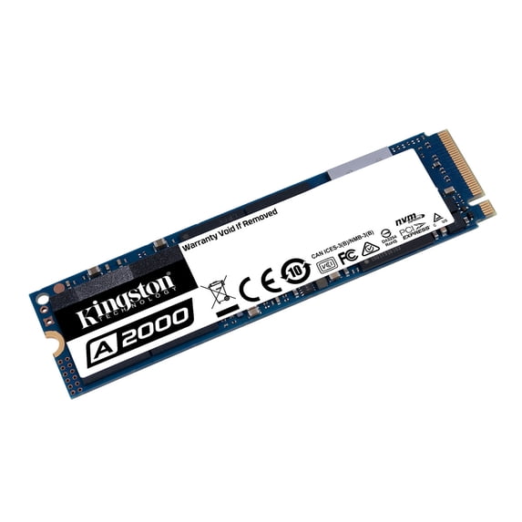 Kingston 1TB A2000 M.2 2280 Nvme Internal SSD PCIe Upto 2000MB/s with Full Security Suite SA2000M8/1000G