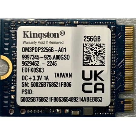 Kingston 256GB 2230 SSD M.2 NVMe Steam Deck Surface Laptop 0m3pdp3256b-a01
