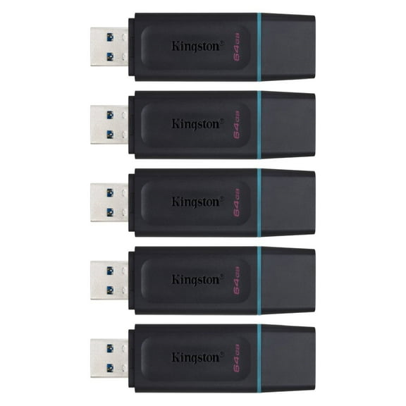 Kingston 64GB DataTraveler Exodia Flash Drive - DTX/64GB (5 Pack)