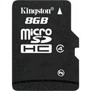 Kingston 8GB microSDHC Flash Memory Card