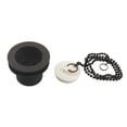 thumbnail image 1 of Kingston Brass DSP15ORB 1.5 in. Chain & Stopper Tub Drain with 1.5 in. Body Thread, Oil Rubbed Bronze, 1 of 2