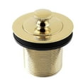 thumbnail image 1 of Kingston Brass DLT17PB 1.5 in. Lift & Turn Tub Drain with 1.75 in. Body Thread, Polished Brass, 1 of 2