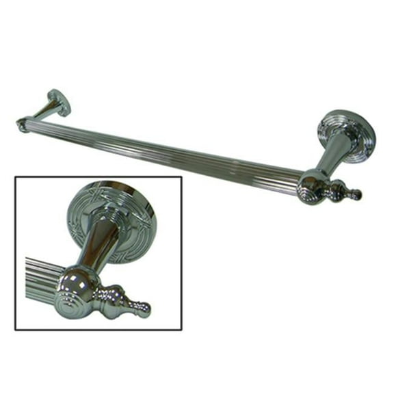 Kingston Brass  12 Inch Templeton Decor Grab Bar - Polishes Polished Chrome