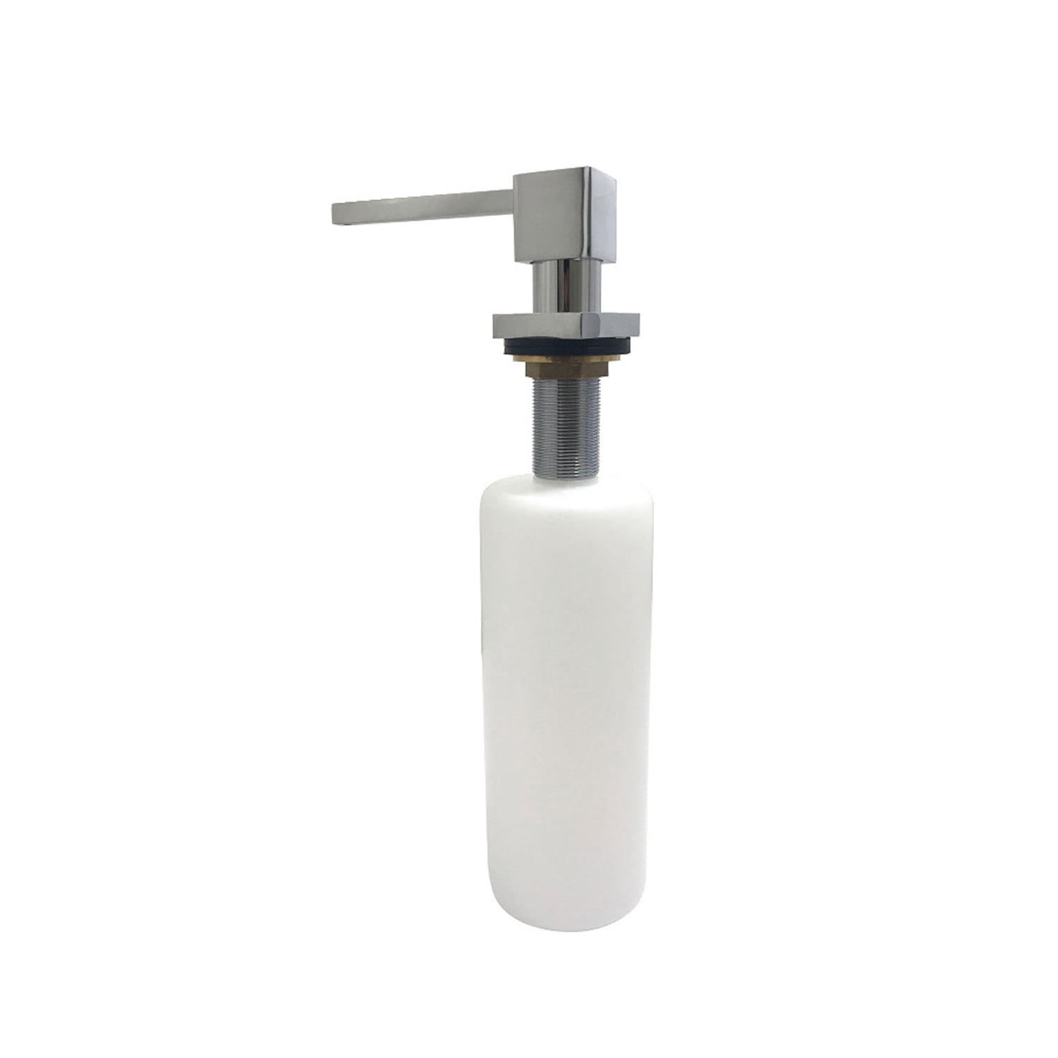 Kingston Brass Soap Dispenser SD8411 Polished Chrome with Straight Nozzle 17 oz