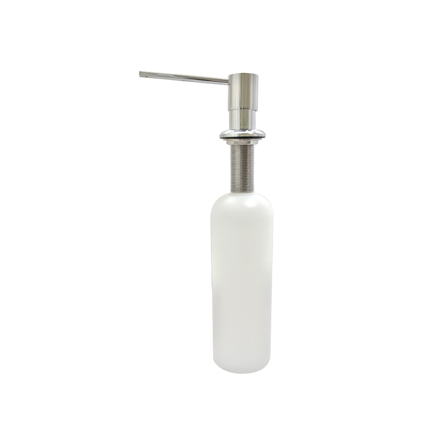 Kingston Brass Naples 17 oz Soap Dispenser with Straight Nozzle, Polished Chrome