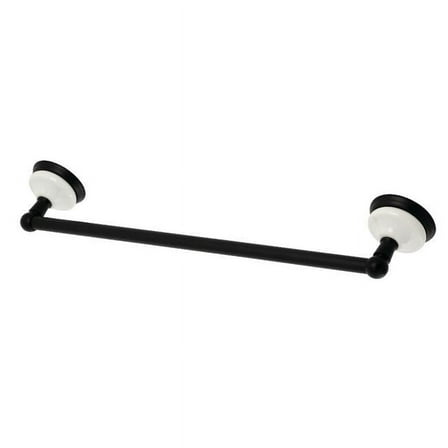 Kingston Brass BA1112MB 18 in. Victorian Towel Bar, Matte Black
