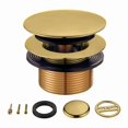 thumbnail image 1 of Kingston Brass KBU2007 2.31 in. Eugene Tip-Toe Tub Drain Conversion Kit, Brushed Brass, 1 of 2