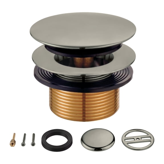 Kingston KBU2008 Eugene Toe Touch Tub Drain Conversion Kit in Brushed Nickel