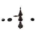 thumbnail image 1 of Kingston Brass KB325KL Knight Three-Handle Bidet Faucet with Brass Pop-Up, Oil Rubbed Bronze, 1 of 6