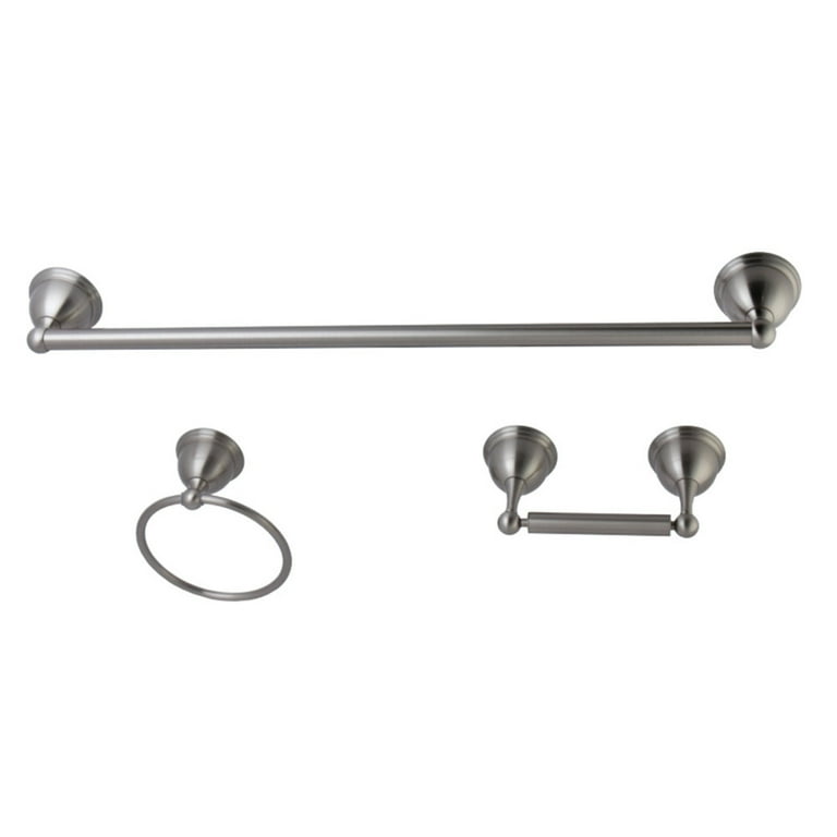 Kingston Brass 3-Piece Restoration Oil-Rubbed Bronze Decorative Bathroom Hardware Set Kingston Brass 3-Piece Restoration Oil-Rubbed Bronze Decorative Bathroom Hardware Set