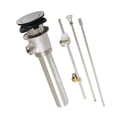 thumbnail image 1 of Kingston Brass KBT2126 22 ga Brass Pop-Up Drain with Overflow & Extra Long Pop-Up rod, Polished Nickel, 1 of 4