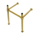 thumbnail image 1 of Kingston Brass VPB3322SQ7 Stainless Steel Console Sink Legs in Brushed Brass, 1 of 4