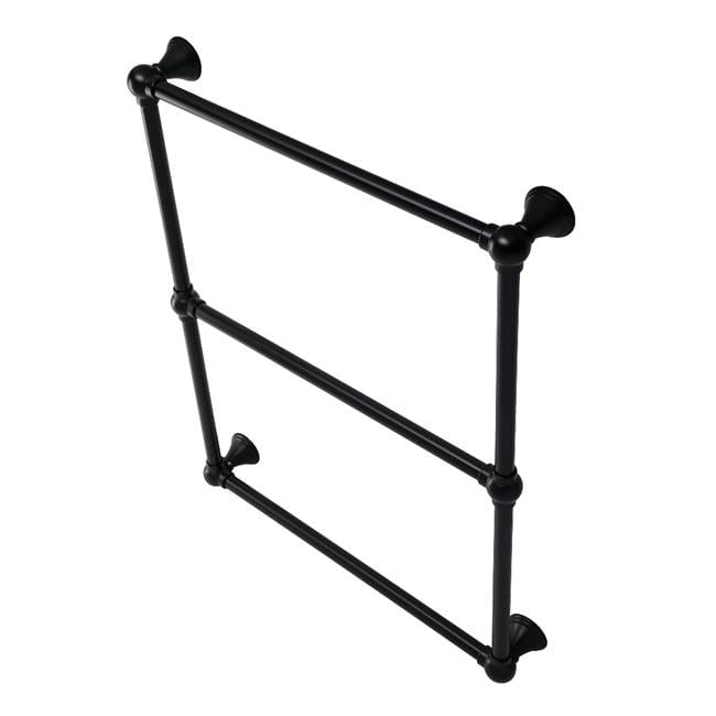 Kingston Brass DTC322419MB 24 in. Maximilien Wall Mount Towel Rack, Matte Black