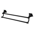thumbnail image 1 of Kingston Brass BAH6123MB Monarch 24-Inch Dual Towel Bar, Matte Black, 1 of 3