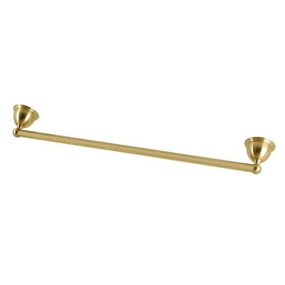 Kingston Brass BA3961BB 24 in. Restoration Towel Bar, Brushed Brass