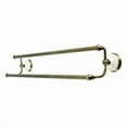 thumbnail image 1 of Kingston Brass BA1113AB 24 in. Victorian Dual Towel Bar, Antique Brass, 1 of 3
