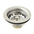 thumbnail image 1 of Kingston Brass K121BPN Fresno 3-1/2 Inch Stainless Steel Kitchen Sink Basket Strainer in Polished Nickel, 1 of 4