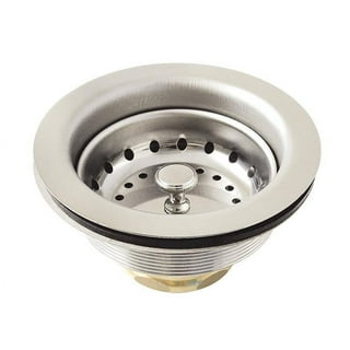 Peerless stainless stell mesh strainer, 2pc. Fits most bathroom sinks and  tub drains.