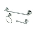 thumbnail image 1 of Kingston Brass BAK821248C 3-Piece Bathroom Accessories Set, Polished Chrome, 1 of 5