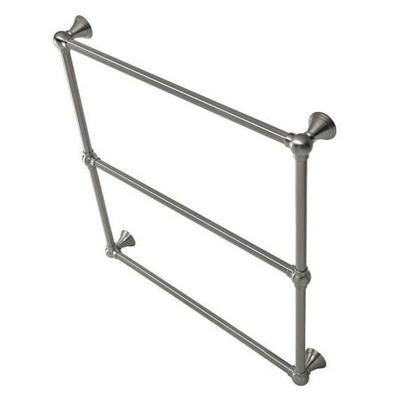 Kingston Brass DTC323019SN 30 in. Maximilien Wall Mount Towel Rack, Brushed Nickel