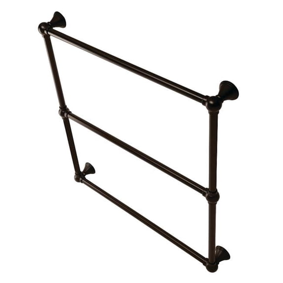 Kingston Brass DTC323019ORB 30 in. Maximilien Wall Mount Towel Rack, Oil Rubbed Bronze